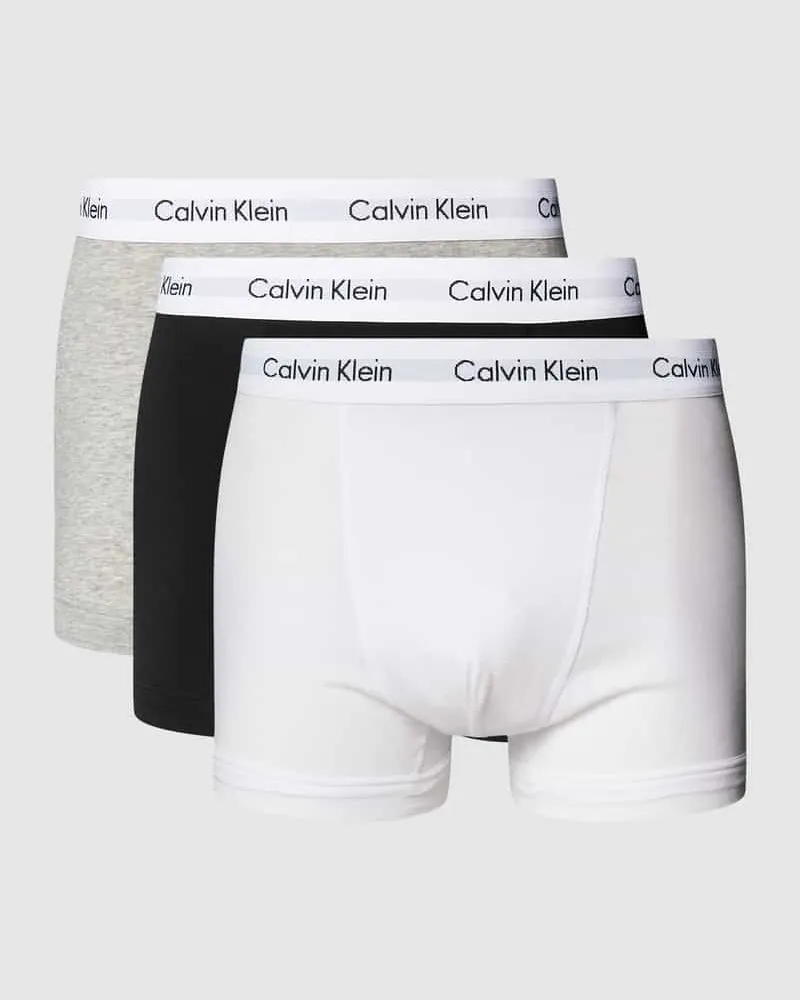 Calvin Klein Trunks mit Logo-Bund im 3er-Pack 