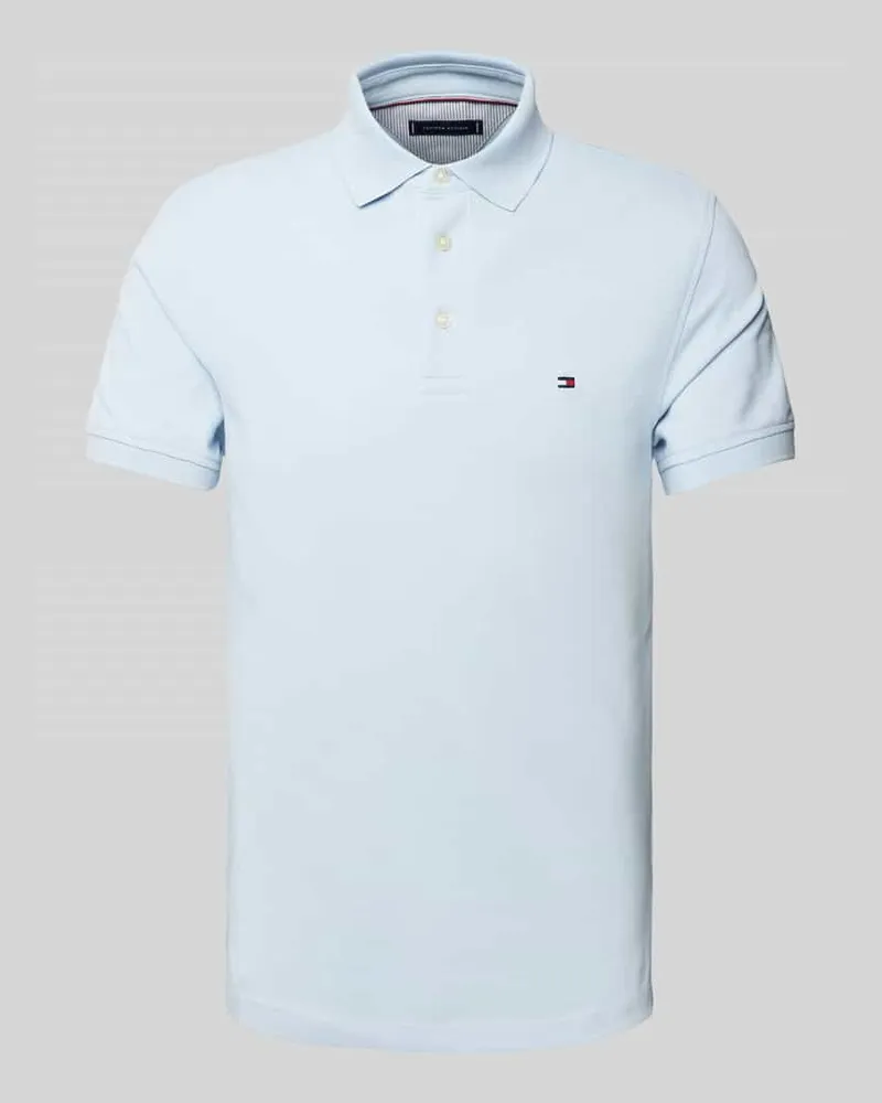 Tommy Hilfiger Slim Fit Poloshirt mit Logo-Stitching Modell '1985 
