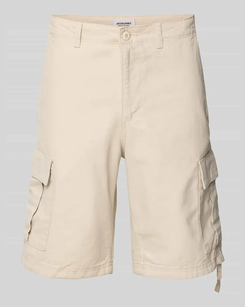 Jack & Jones Regular Fit Cargoshorts mit Gürtelschlaufen Modell 'COLE BARKLEY 
