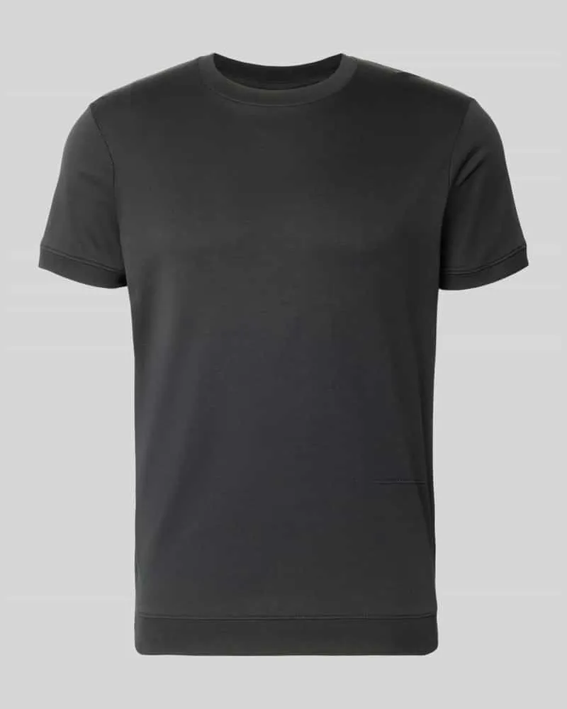 Ragman T-Shirt mit Rundhalsausschnitt Black