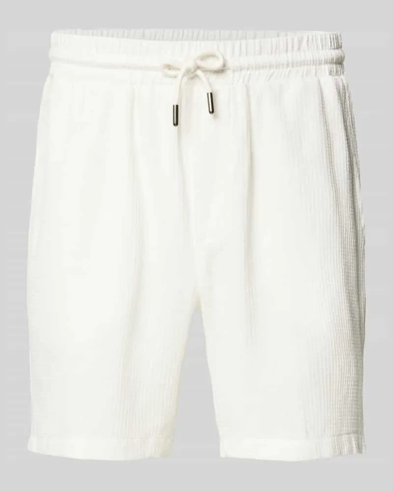 Only & Sons Shorts mit Strukturmuster und elastischem Bund Modell 'BERTIL 