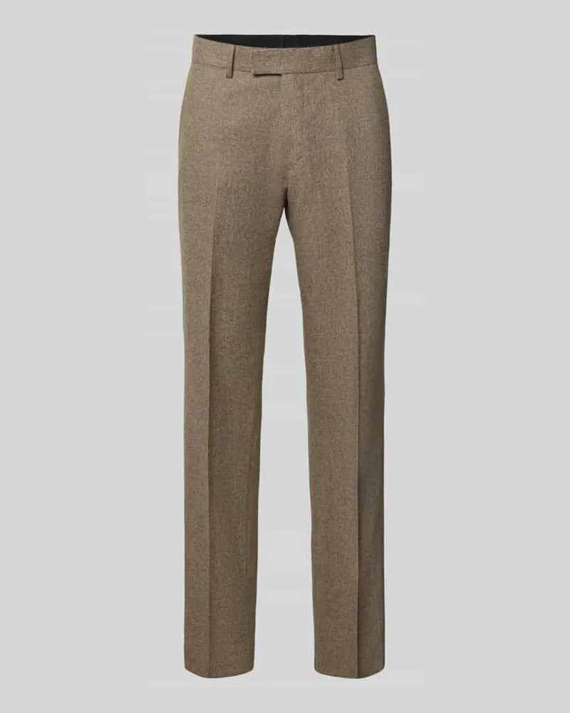 Tiger of Sweden Slim Fit Hose aus Woll-Mix mit Baumwoll-Anteil Modell 'Tenuta Beige