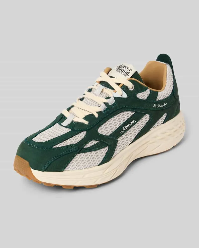(THE MERCER) N.Y. Sneaker mit Kontrastbesatz Gruen