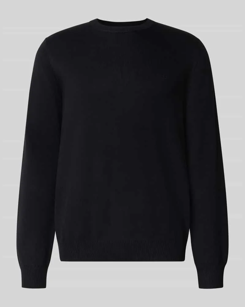 Christian Berg Strickpullover mit gerippten Abschlüssen 