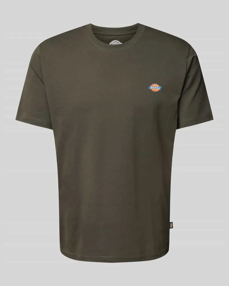 Dickies T-Shirt mit Label-Print Modell 'MAPLETON Oliv