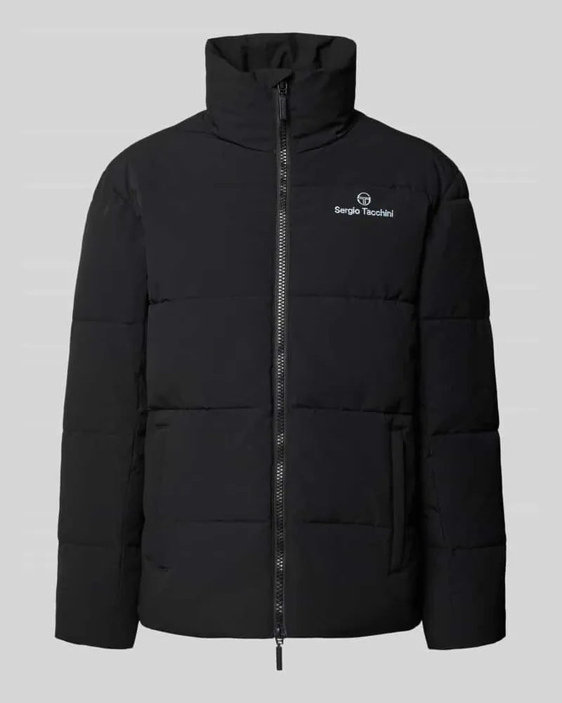 Sergio Tacchini Steppjacke mit Stehkragen Modell 'NILO Black