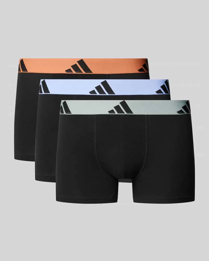 adidas Trunks im 3er-Pack aus Baumwoll-Mix Black