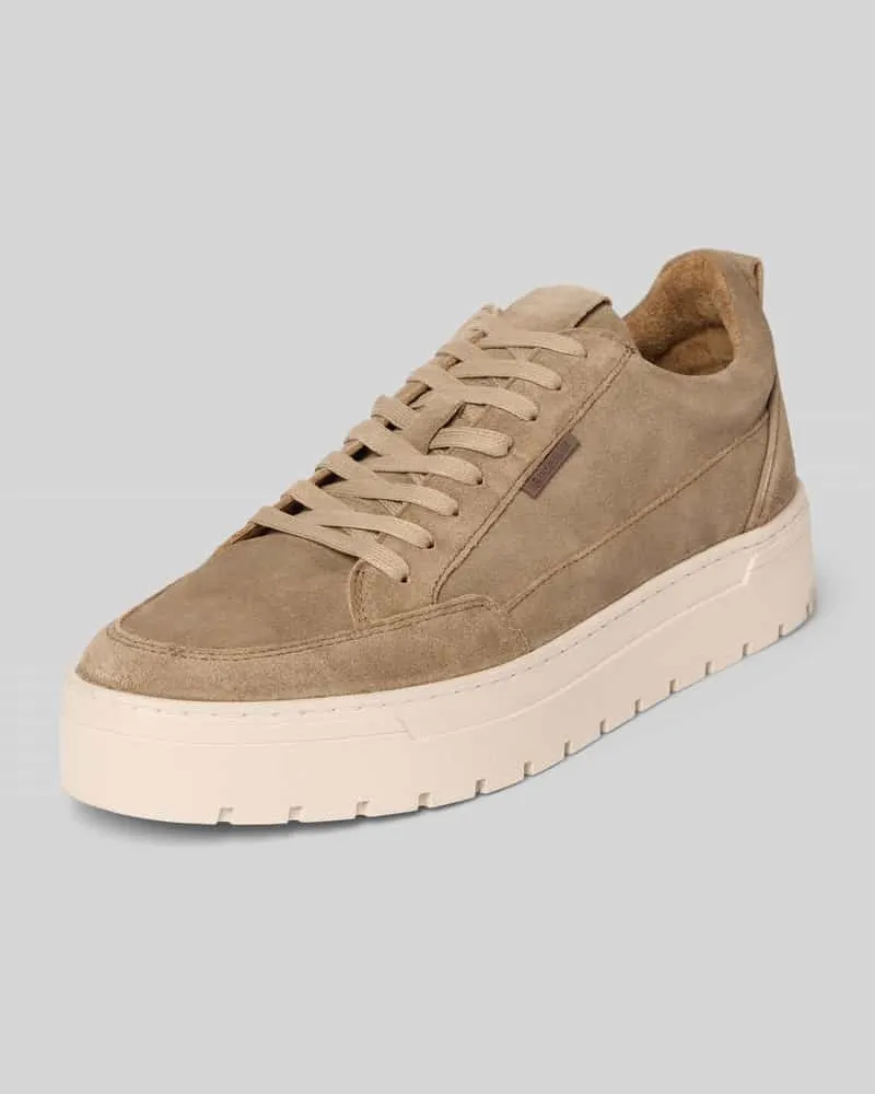 PS Poelman Sneaker aus echtem Leder Modell 'Ivar Beige