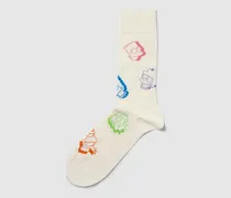 Socken mit Motiv-Print Modell 'The Simpsons