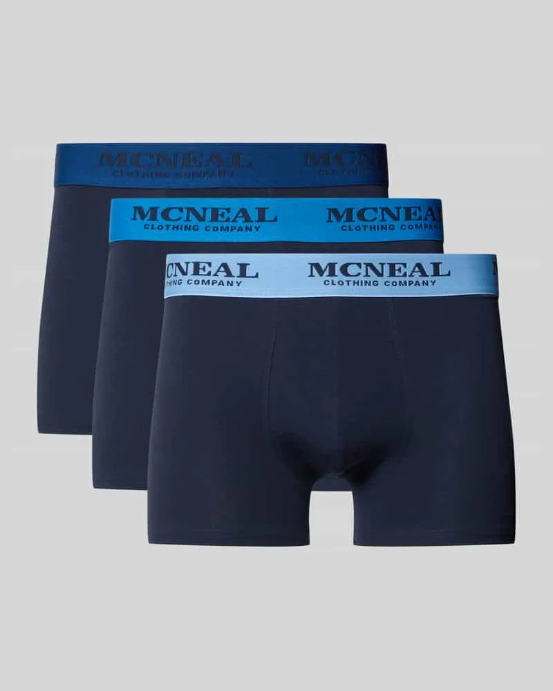 McNeal Trunks mit elastischem Bund im 3er-Pack Blau