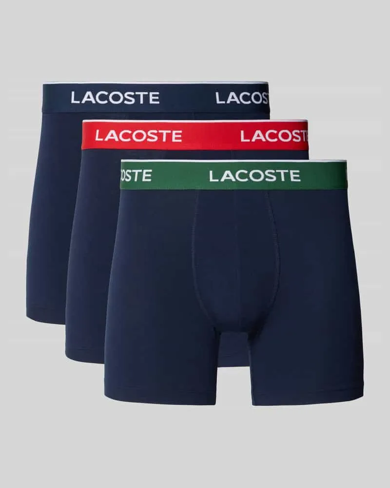 Lacoste Trunk aus Baumwoll-Mix im 3er-Pack Rot