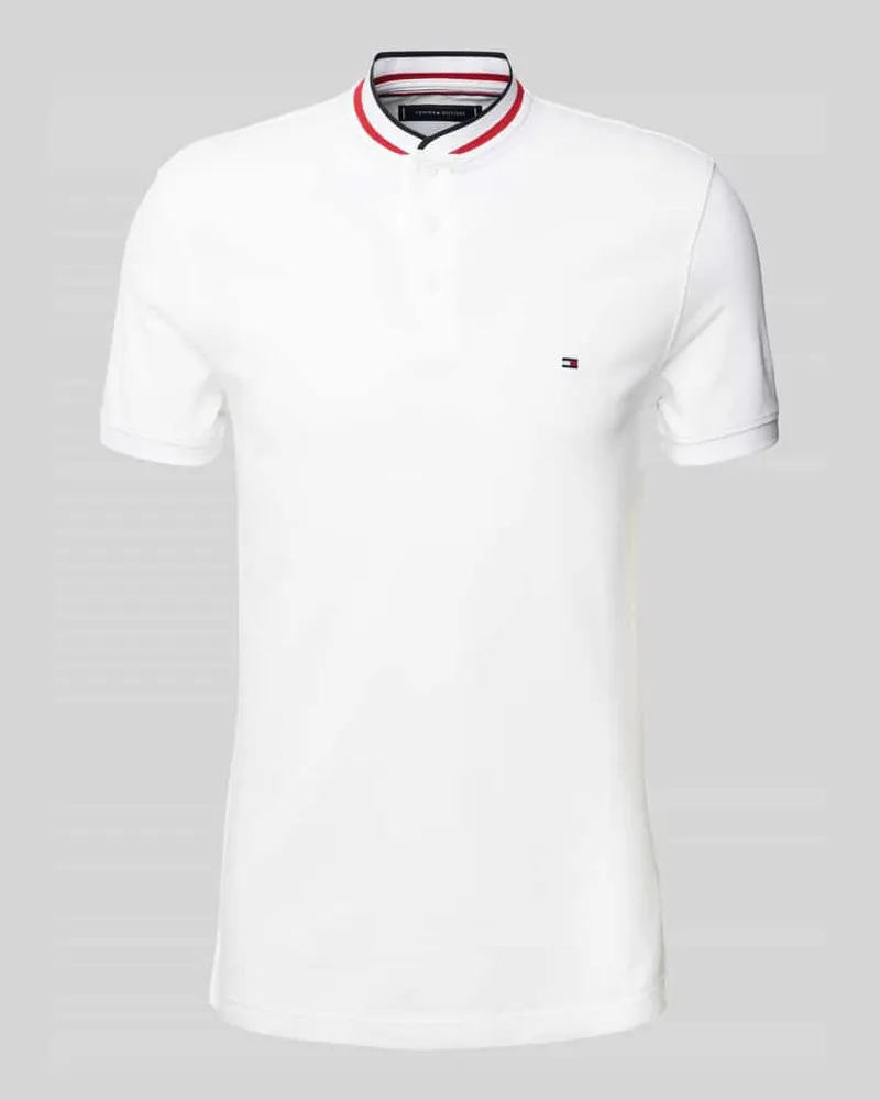 Tommy Hilfiger Slim Fit Poloshirt mit Stehkragen Modell 'MAO 