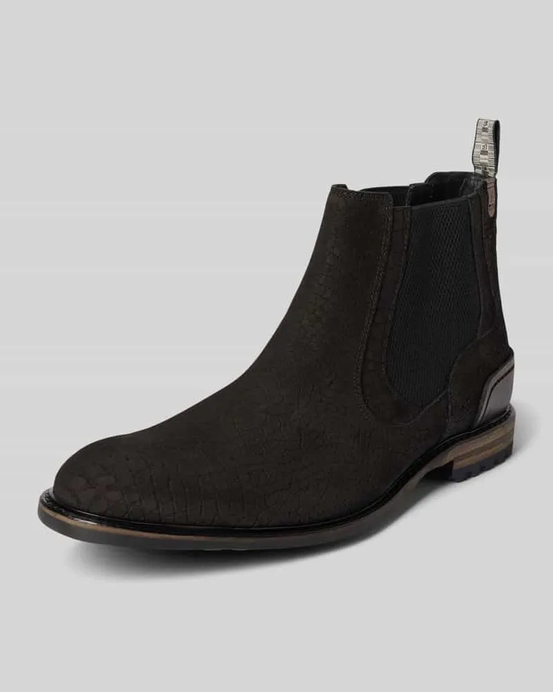Floris van Bommel Chelsea Boots mit Zugschlaufe Modell 'Crepi 
