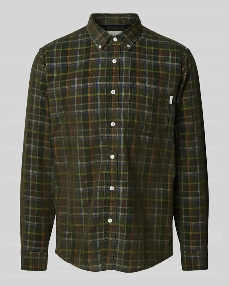 Pepe Jeans Regular Fit Freizeithemd mit Button-Down-Kragen Modell 'MAX 