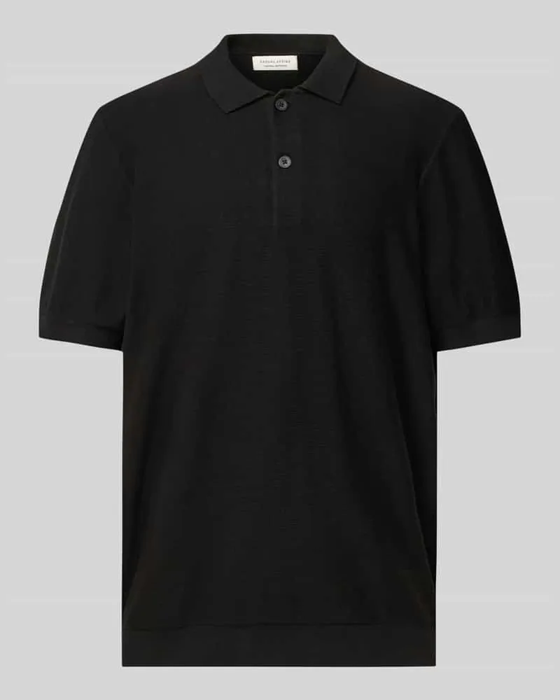 Casual Friday Relaxed Fit Poloshirt mit Strukturmuster Modell 'EDWARD 