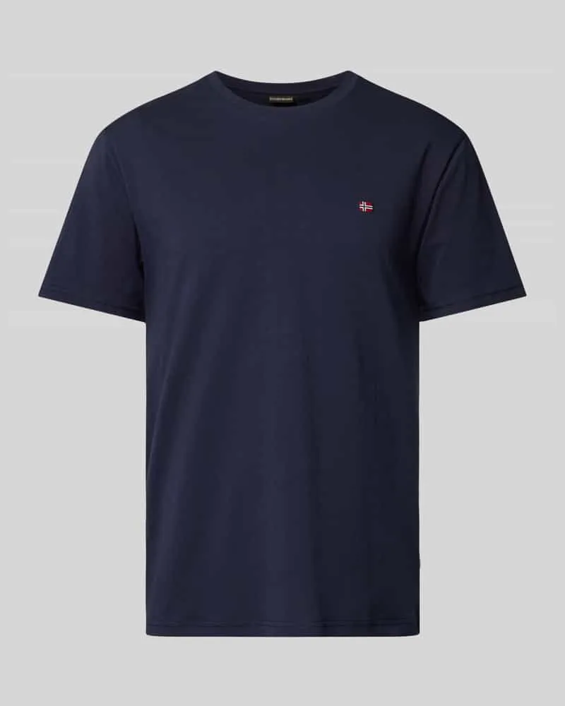 Napapijri T-Shirt mit Label-Stitching 