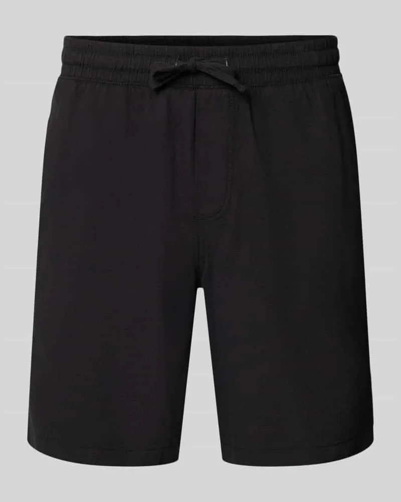 Jack & Jones Shorts mit Strukturmuster Modell 'JAIDEN Black