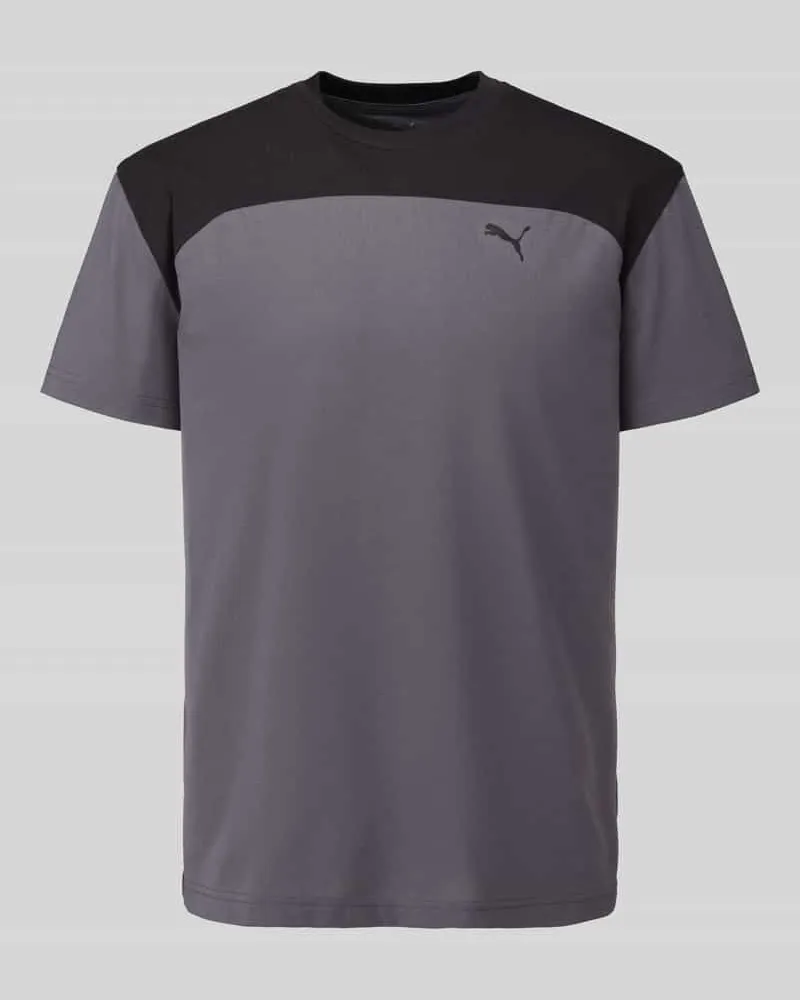 Puma Regular Fit T-Shirt mit DryCell Technology Modell 'PUMATECH Essentials Tee Anthrazit
