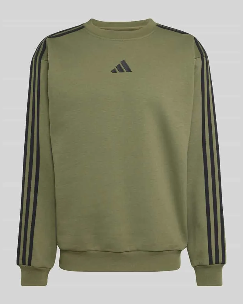 adidas Regular Fit Sweatshirt aus Baumwoll-Mix Oliv