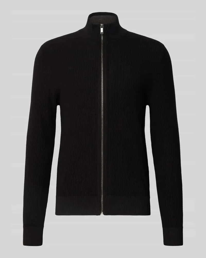 McNeal Strickjacke mit Reißverschluss Black