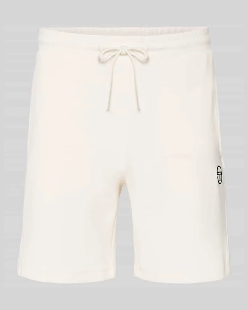 Sergio Tacchini Shorts mit Logo-Stitching Modell 'EGEO Weiss