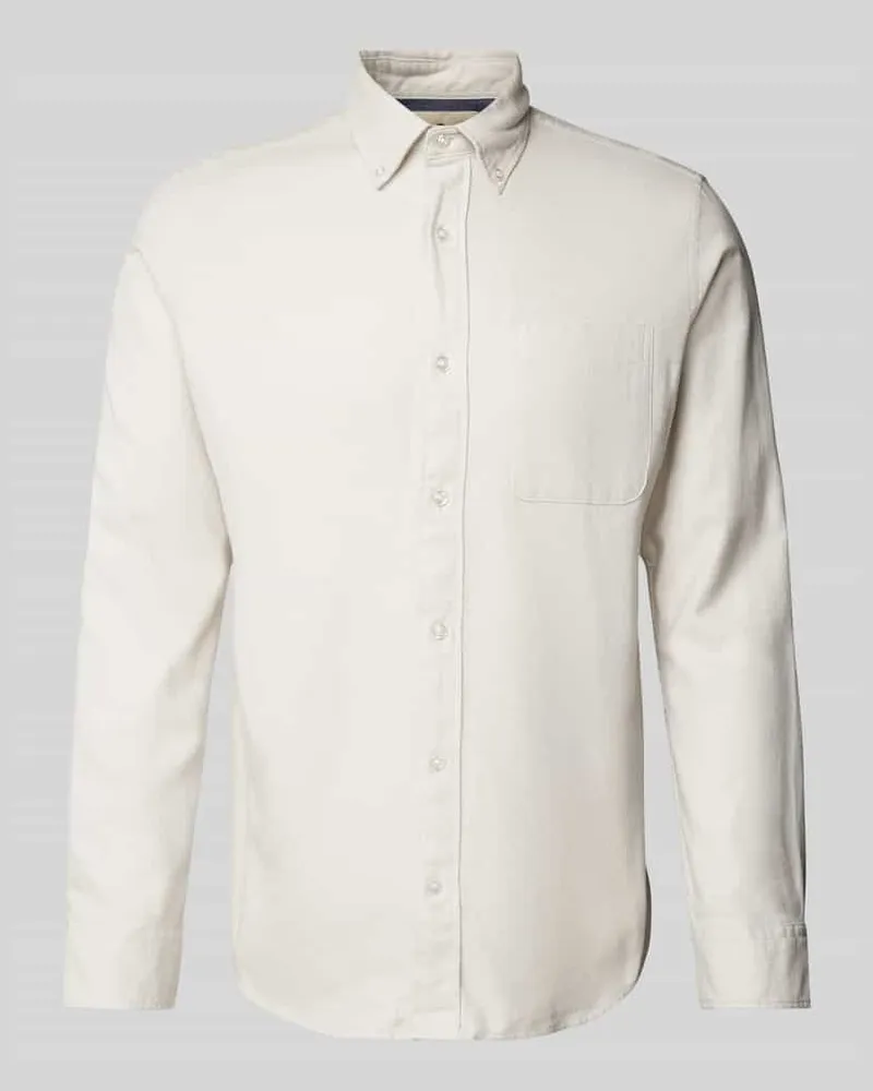 Jack & Jones Slim Fit Freizeithemd Button-Down-Kragen Modell 'BLUNORRIS 