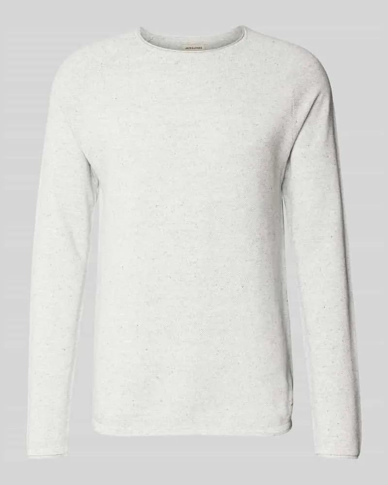 Jack & Jones Strickpullover mit Label-Patch Modell 'HILL 