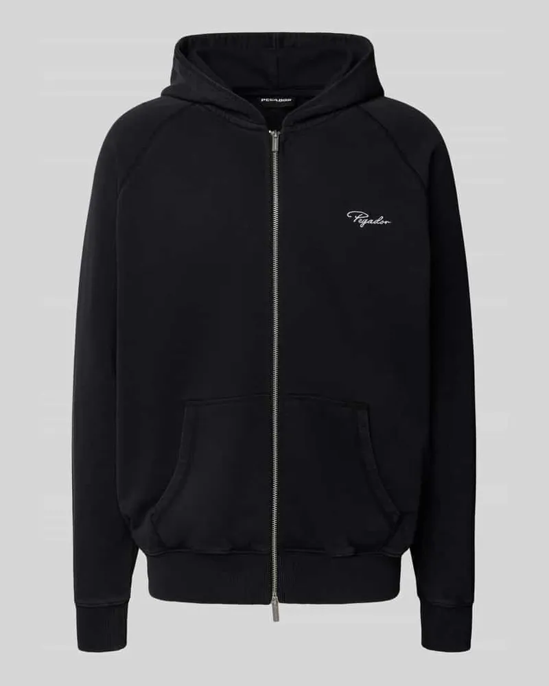 PEGADOR Sweatjacke mit Zweiwege-Reißverschluss Modell 'Signar Terry 
