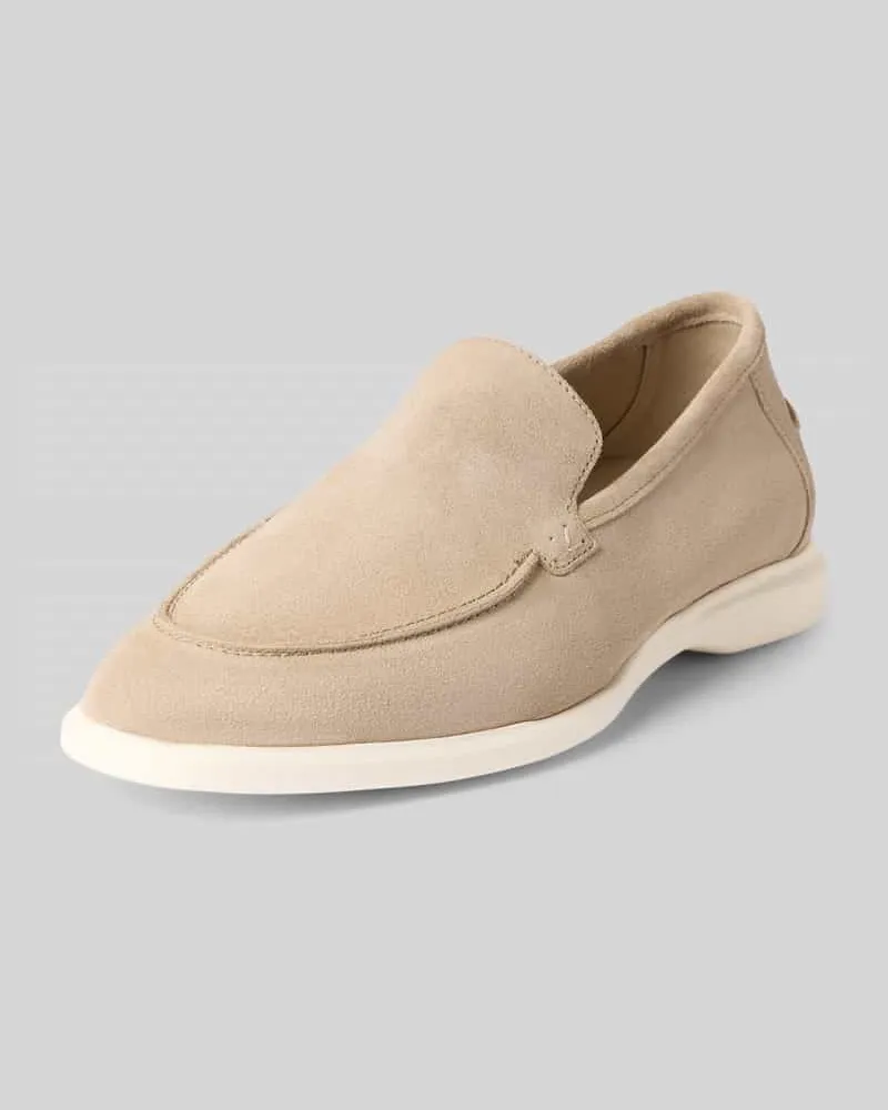 Lloyd Loafers mit leicht strukturierter Sohle Modell 'STRIDE FLEX Beige