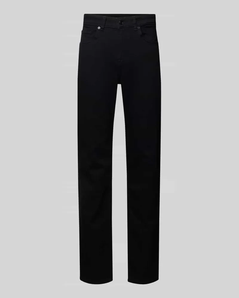 Pepe Jeans Straight Fit Jeans aus Baumwoll-Mix Modell 'CASH Jeansblau