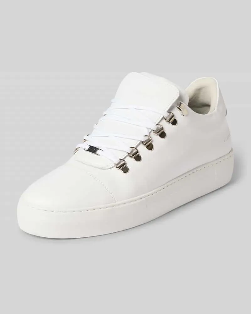 Nubikk Sneaker aus echtem Leder Modell 'Jagger Weiss