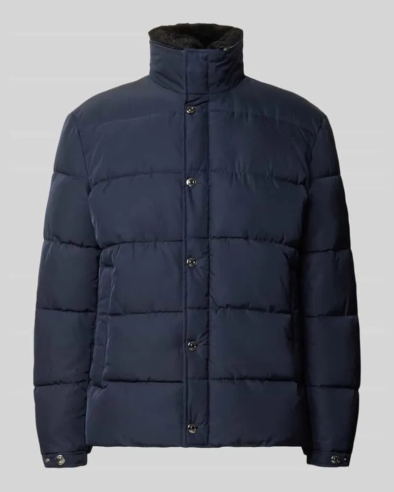 JOOP! Steppjacke mit hohem Stehkragen Dunkelblau