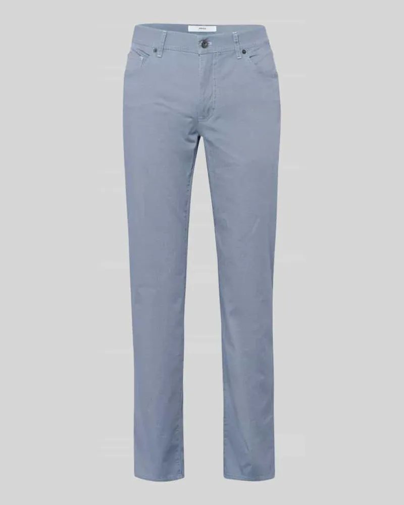 Brax Hose mit 5-Pocket-Design aus Baumwoll-Mix Hellblau