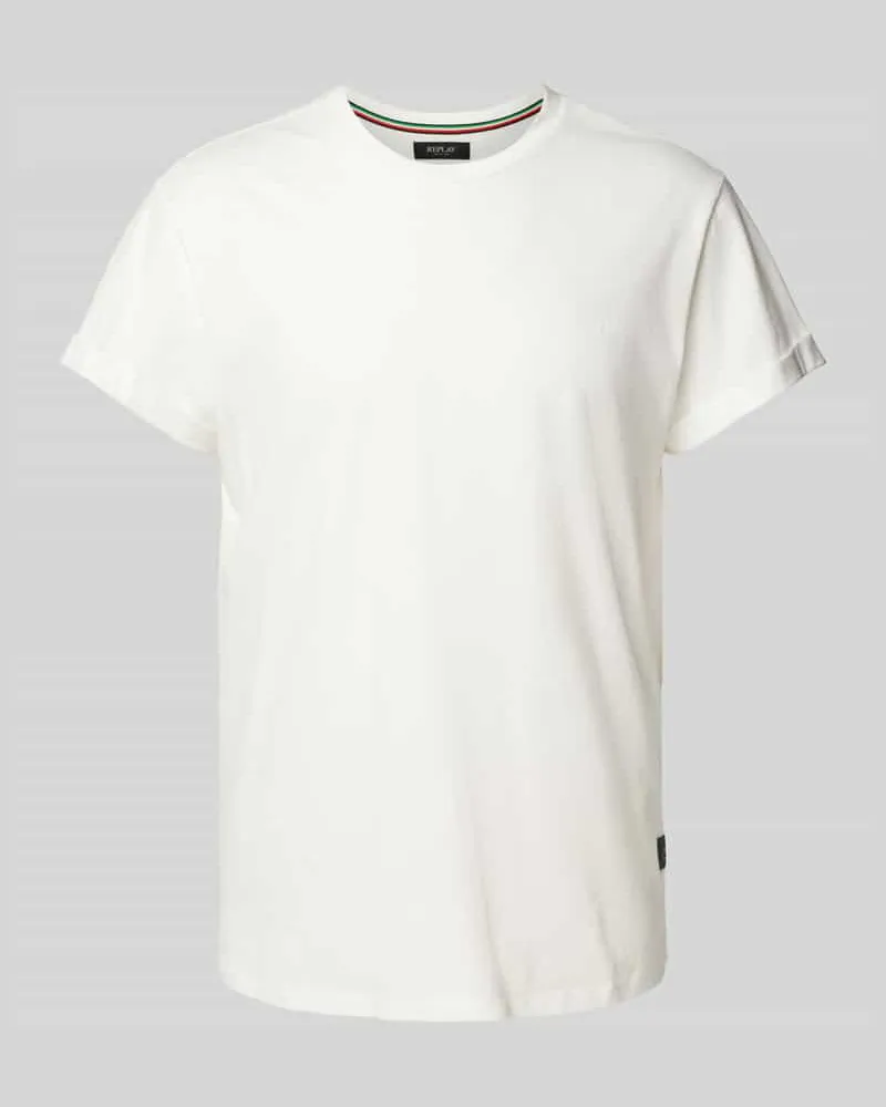 Replay T-Shirt mit Label-Stitching 