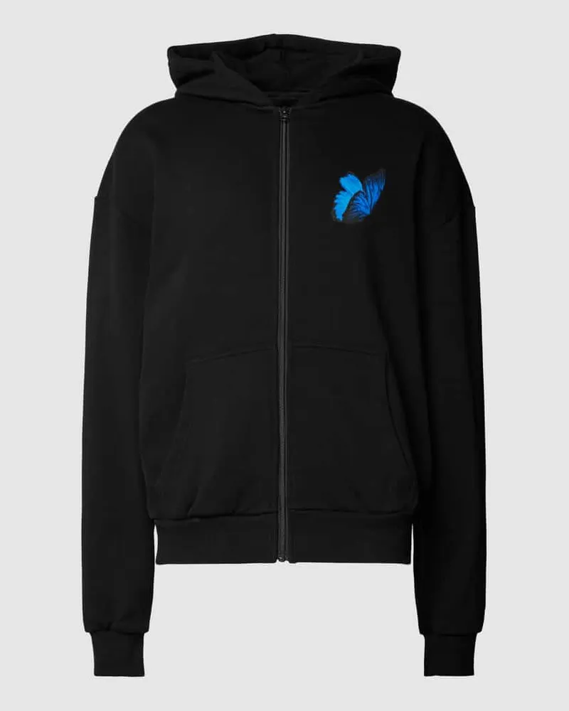 Mister Tee Sweatjacke mit Motiv-Print Modell 'LE PAPILLON 