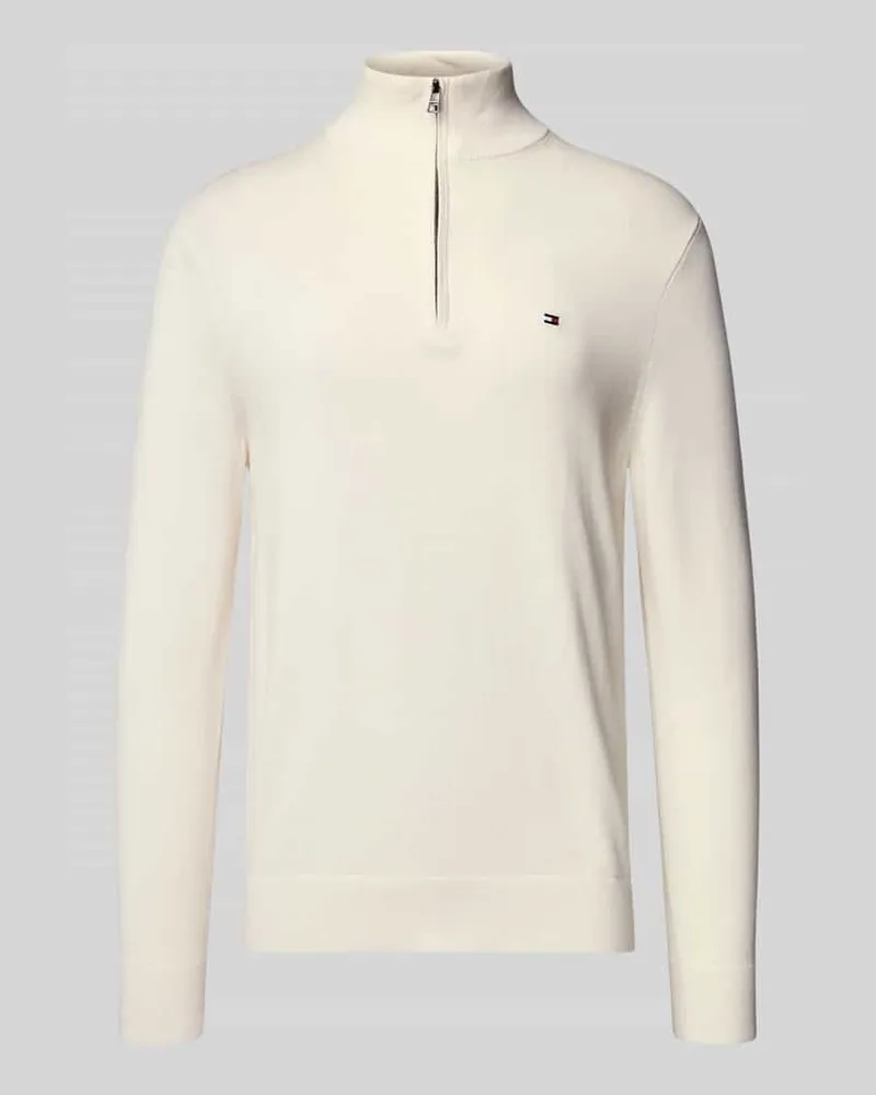 Tommy Hilfiger Regular Fit Troyer aus reiner Baumwolle 