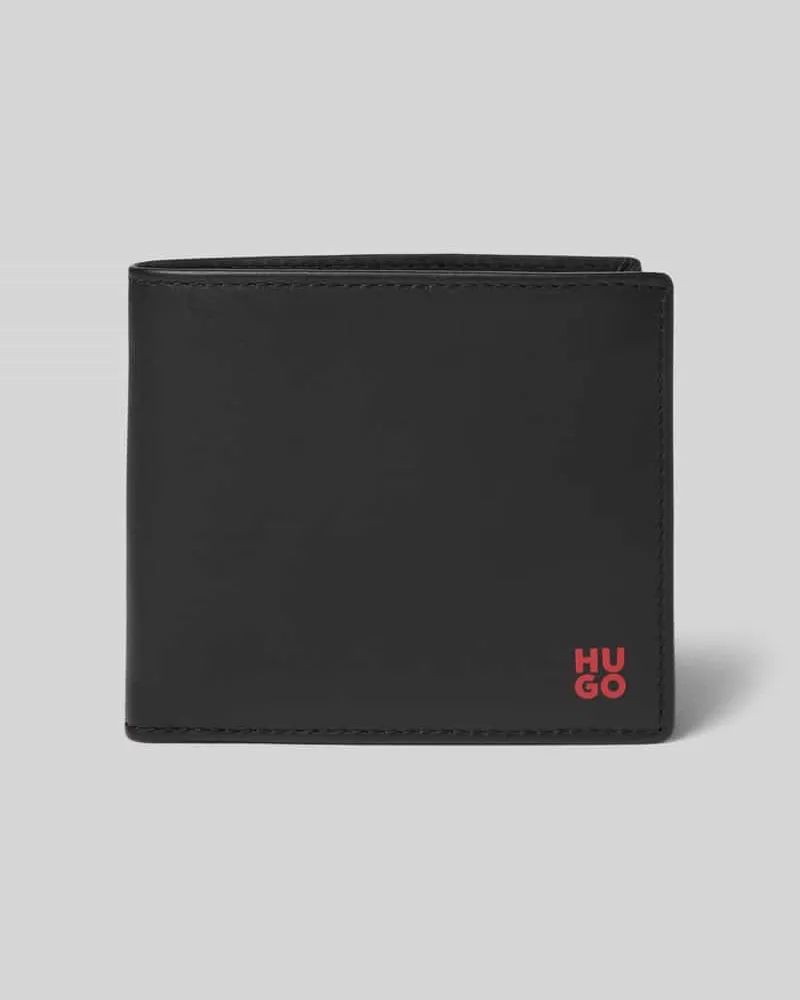 HUGO BOSS Portemonnaie aus echtem Rindsleder Modell 'TIBBY 