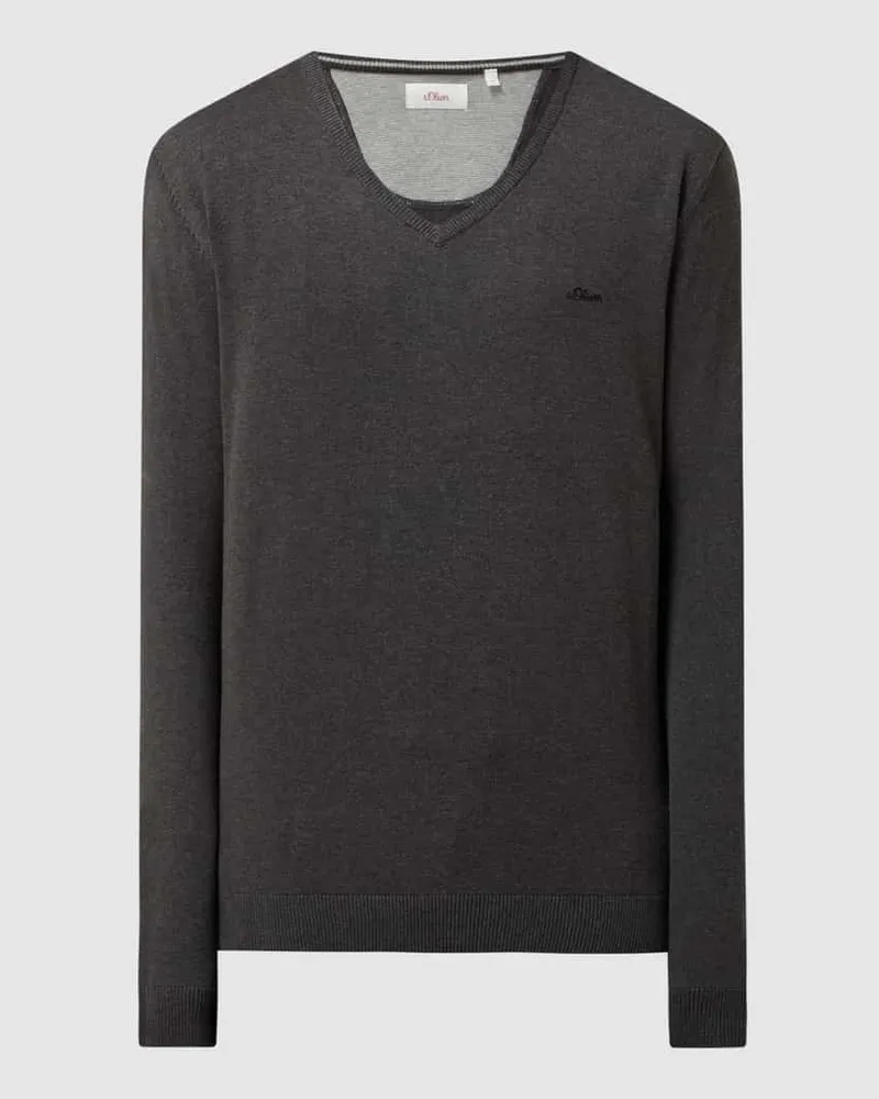 S.Oliver Pullover aus Baumwolle 