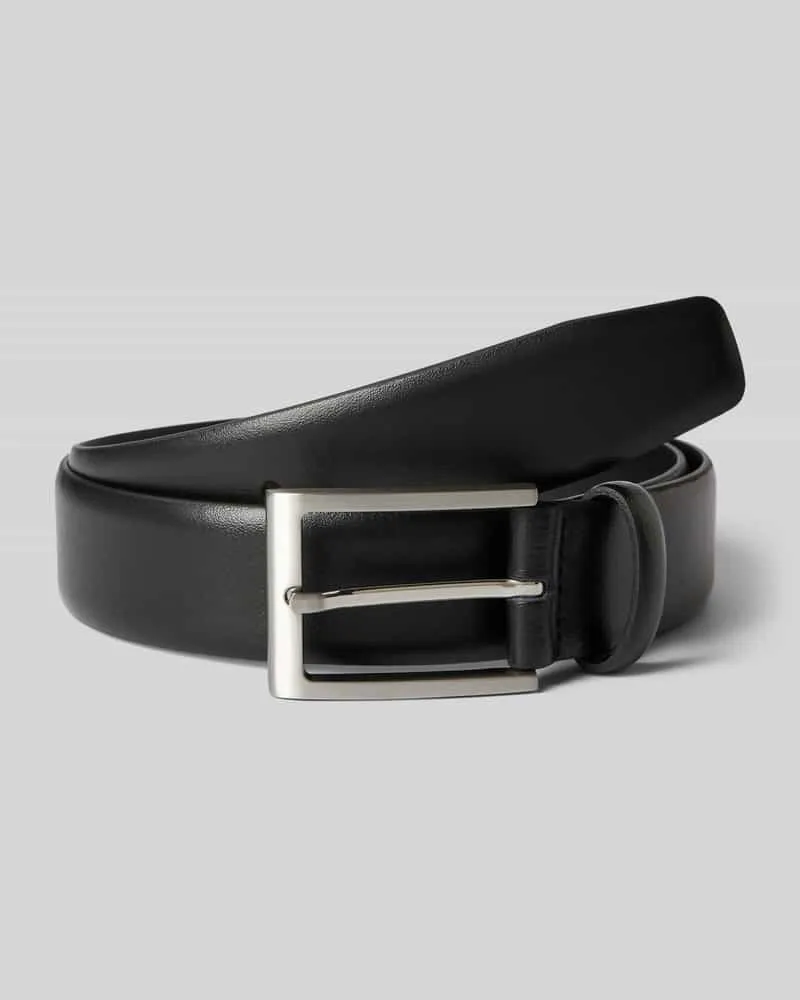 McNeal Ledergürtel mit Dornschließe Black
