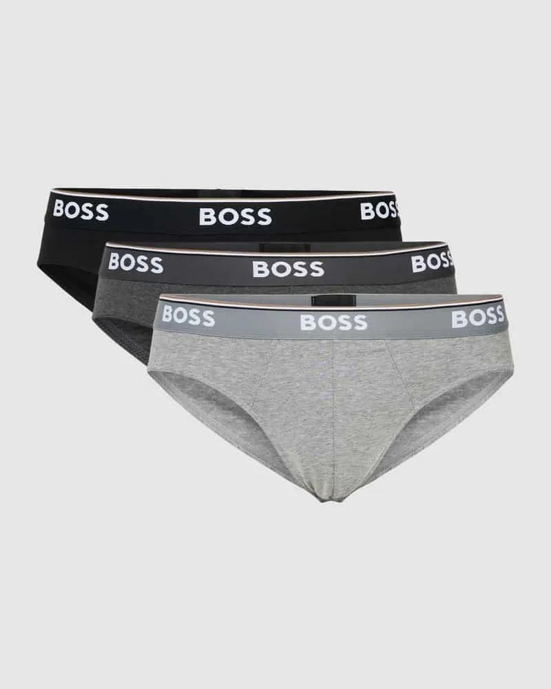 HUGO BOSS Slip mit Label-Details im 3er-Pack Modell 'Power 