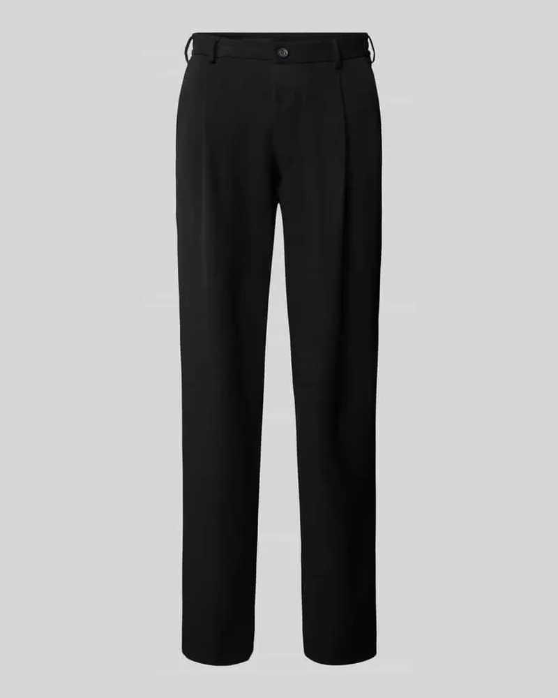 Selected Homme Loose Fit Bundfaltenhose mit Gürtelschlaufen Modell 'FINN 