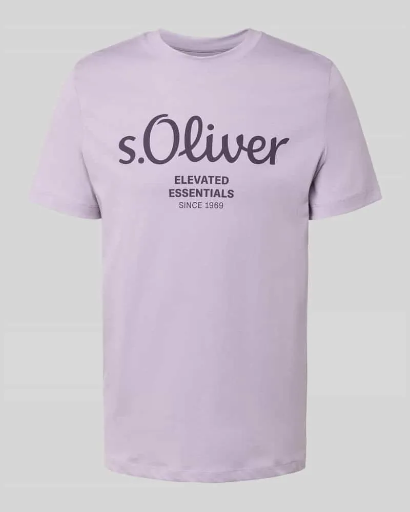 S.Oliver Regular Fit T-Shirt aus reiner Baumwolle 