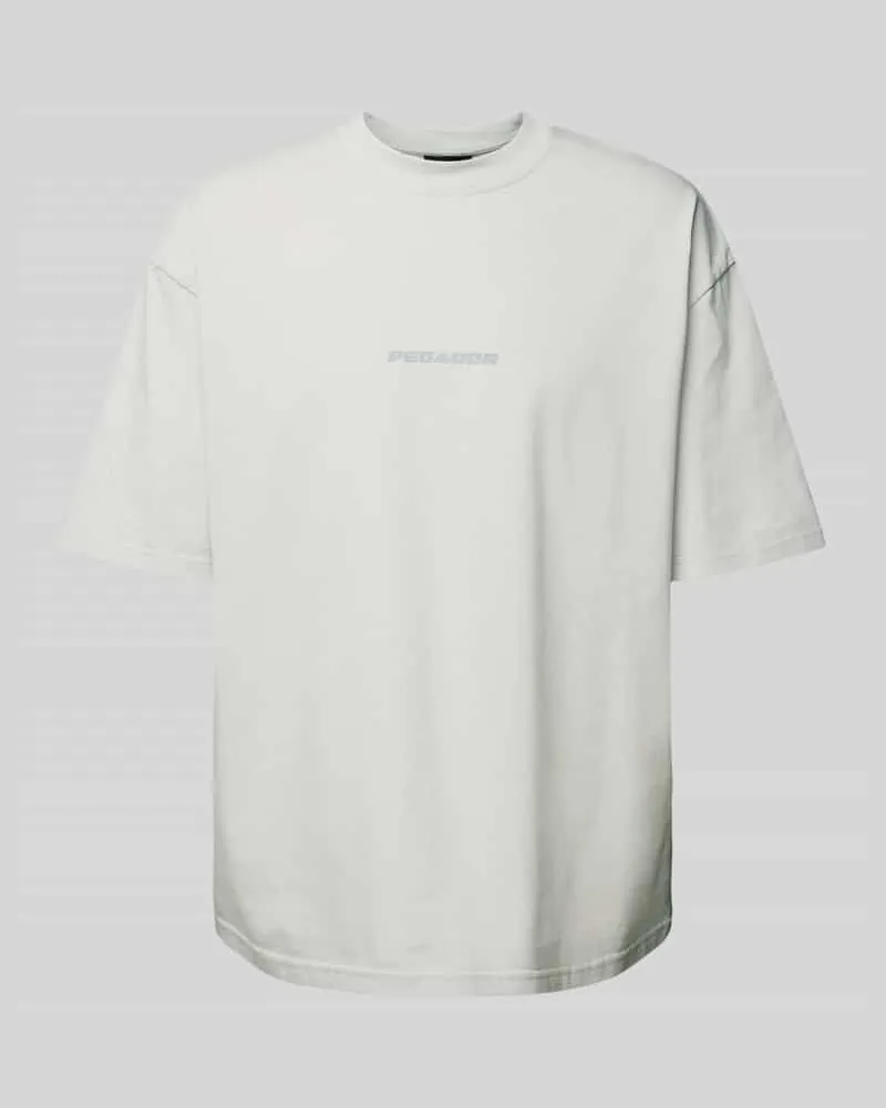 PEGADOR Oversized T-Shirt mit Label-Print 