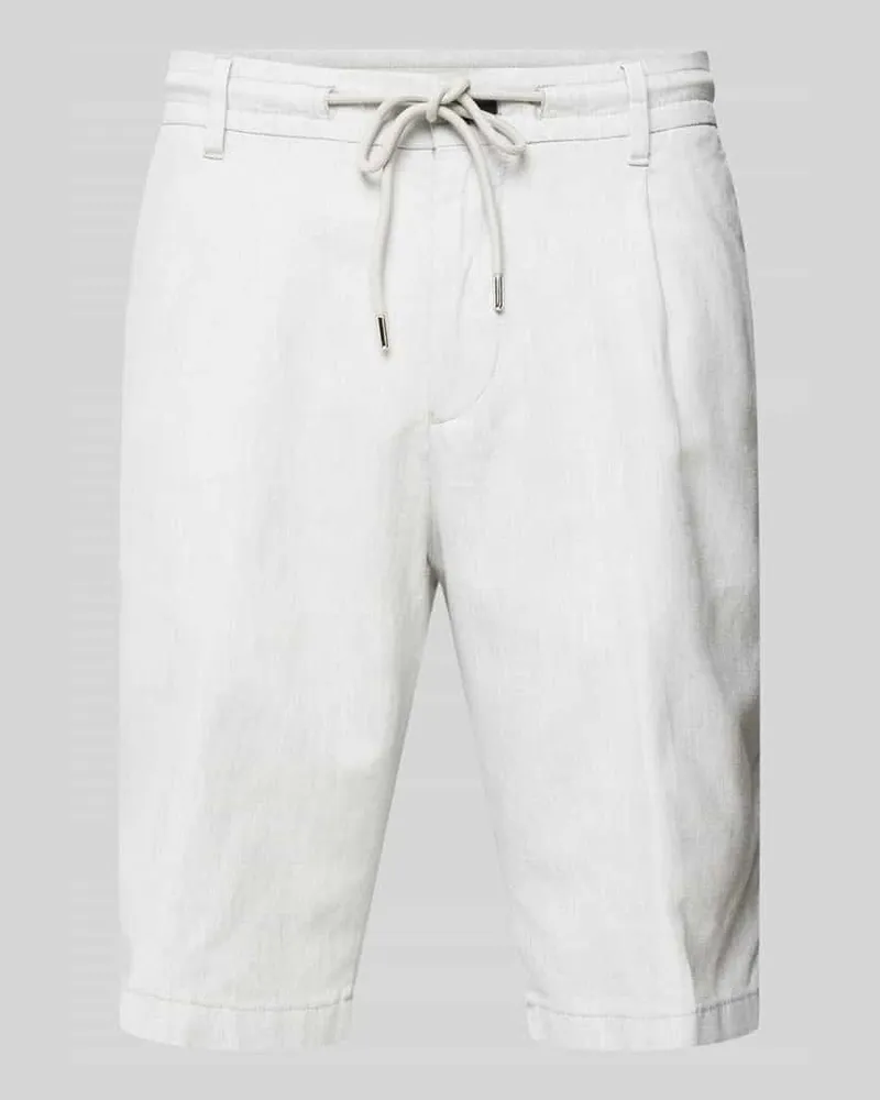 JOOP! Regular Fit Bermudas mit Leinen-Anteil Modell 'RUBY 