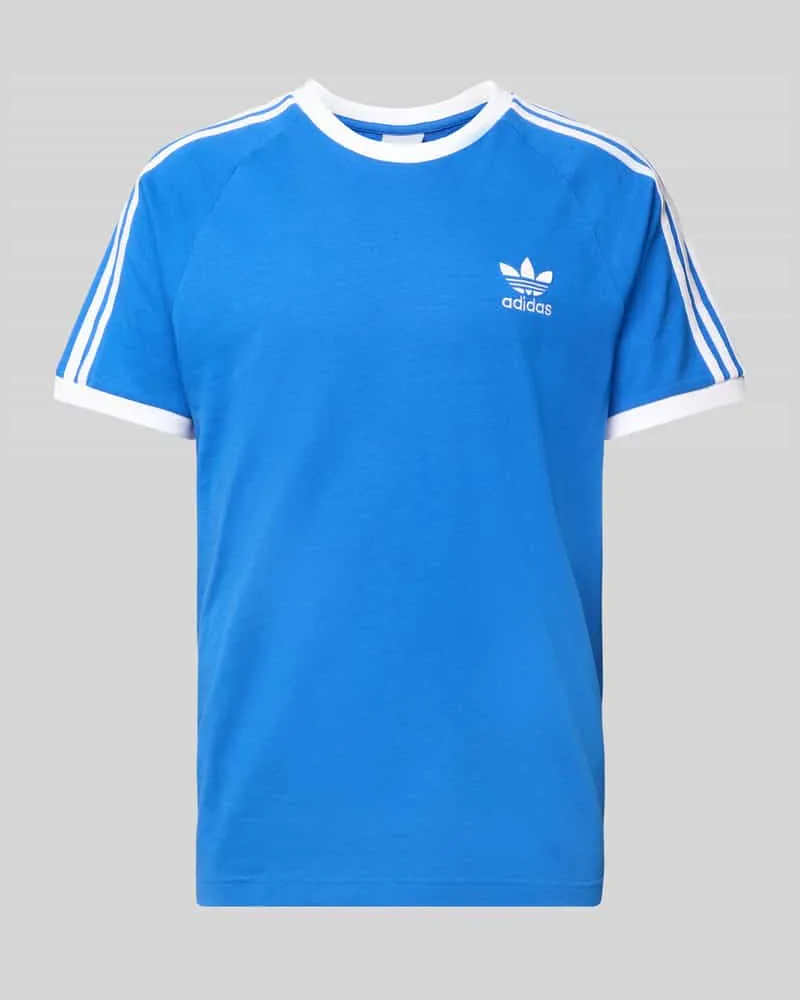 adidas T-Shirt mit Label-Stitching Modell '3-STRIPES 