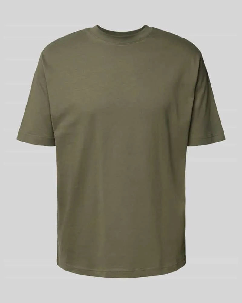 McNeal Loose Fit T-Shirt mit Rundhalsausschnitt Oliv