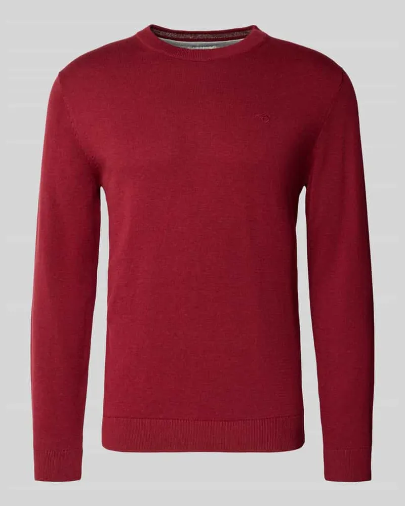 Tom Tailor Regular Fit Strickpullover aus reiner Baumwolle 