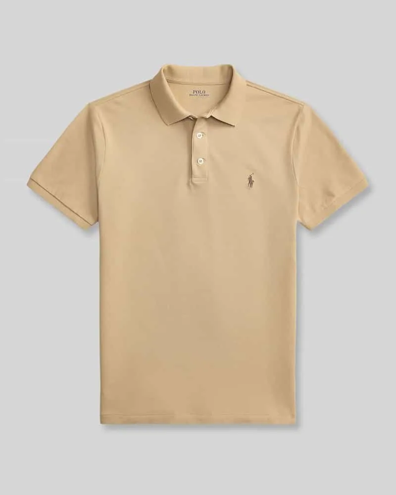 Ralph Lauren Regular Fit Poloshirt aus Baumwoll-Mix Beige