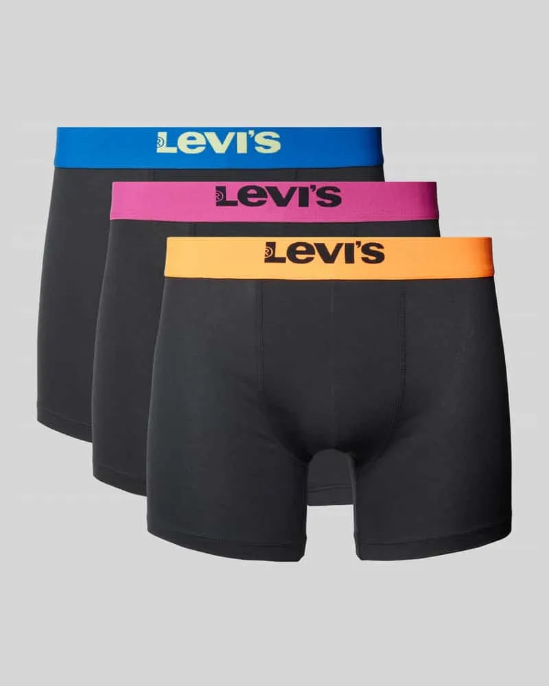 Levi's Trunks mit elastischem Logo-Bund im 3er-Pack 