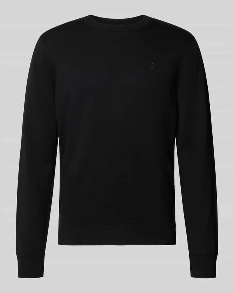 Armedangels Regular Fit Pullover aus reiner Baumwolle Modell 'LOUKAA Black